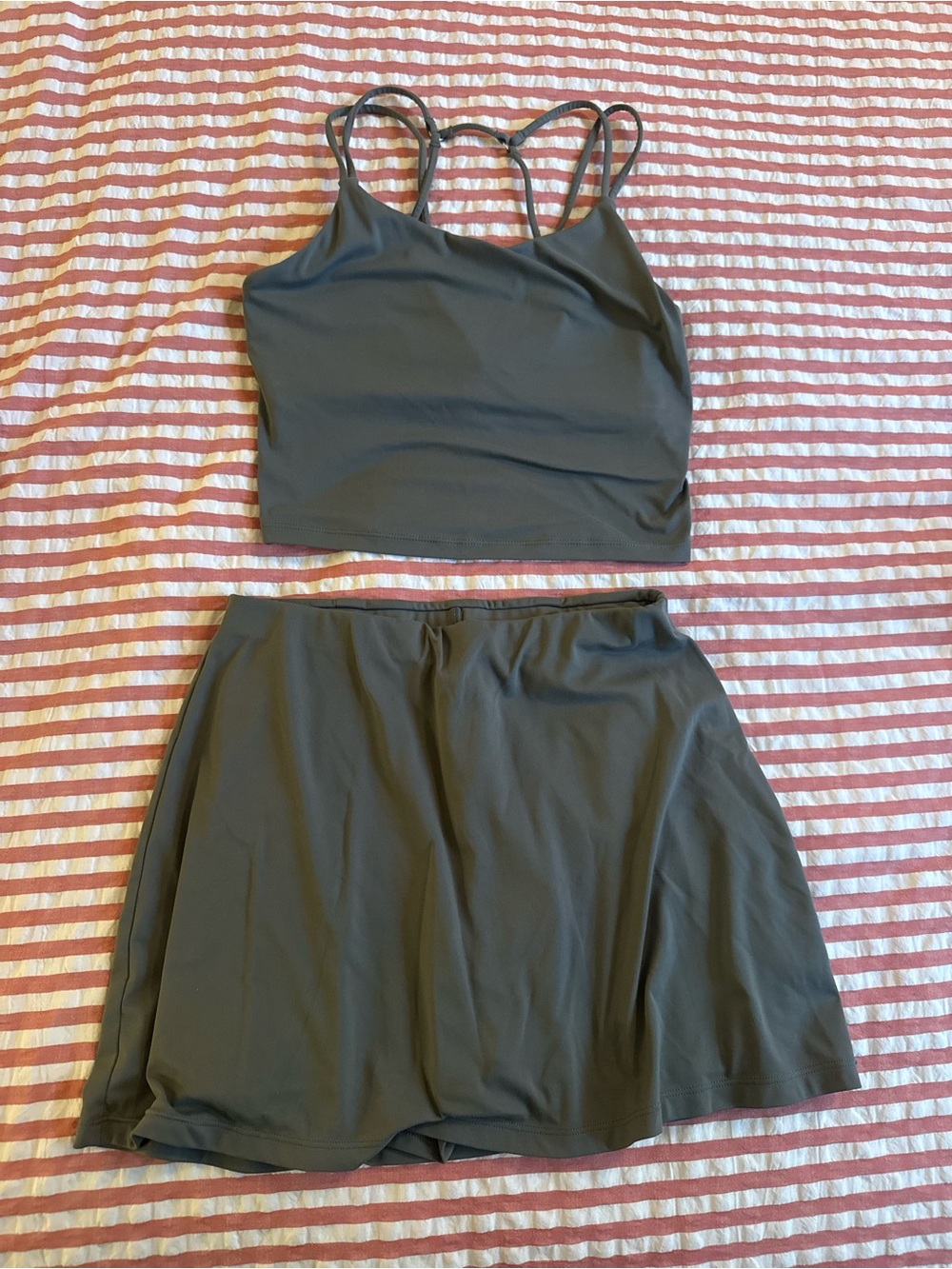 Women’s Olive Green Workout Set Size Small
